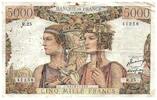France 5000 francs 5000 Francs Sea and Countryside - 03-11-1949 - Serial R.25 - F.48.02 -