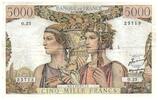 France 5000 francs 5000 Francs Sea and Countryside - 03-11-1949 - Serial O.25 - F.48.02 -