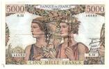 France 5000 francs 5000 Francs Sea and Countryside - 05-04-1951 - Serial B.52 - F.48.04 -