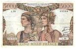France 5000 francs 5000 Francs Sea and Countryside - 05-04-1951 - Serial L.53 - F.48.04 -