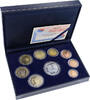 Spain Proof set BE 2002 - 9 coins Euros - Presidency European Union -