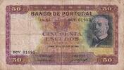 50 escudos 1944 Portugal 50 Escudos Ramalho Ortigao - 31.10.1944 IV / S