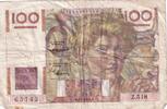 France 100 francs 100 Francs - Young farmer - 02-01-1953 - Serial Z.518 - F.28.35 -