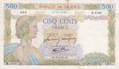 France 500 francs 500 Francs La Paix - 26-06-1941 - Serial N.3193 -