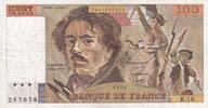 France 100 francs 100 Francs - Delacroix - 1979 - Serial R.18 -