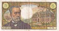 France 5 francs 5 Francs Pasteur 04-04-1968 - Serial Z.73 -