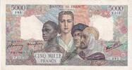 France 5000 francs 5000 Francs France and colonies - 18-01-1945 - Serial Y.215 -