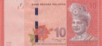Malaysia 10 ringgit 10 Ringgit, T.A. Rahman - Rafflesia - 2021 - P.53 -