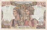 France 5000 francs 5000 Francs Sea and Countryside - 10-03-1949 - Serial G.22 - F.48.01 -