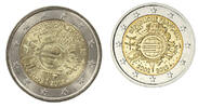 France 2 2 Euros Commémo. 2012 - 10 years of the Euro -