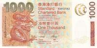 Hong Kong 1000 dollars 1000 Dollars, Standard Chartered Bank - Dragon - 2003 -