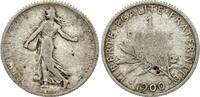 France 1 franc 1 Franc Semeuse - 1900 - Argent -