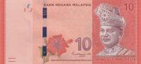 Malaysia 10 ringitt 10 Ringitt T.A. Rahman - Rafflesia - 2021 - Serial GP - P.54c -