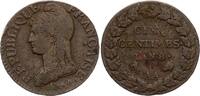 France 5 centimes 5 Centimes Dupré - An 8 (1799-1800) - AA Metz -