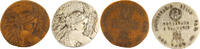 Set of 2 medals from 1976 - 25th anniversary of the FAO - Silver and Bronze - with certificate. -