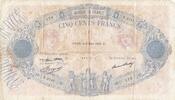 France 500 francs 500 Francs Blue and Pink - 09-03-1933 - Serial F.2141 -