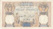 France 1000 francs 1000 Francs Ceres and Mercury - 19-11-1936 - Serial M.2671 -