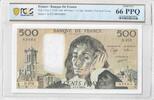 France 500 francs 500 Francs - Pascal - 03-03-1988 - Serial D.273 - PCGS 66 PPQ -