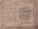 USA 1778 20 Dollars Continental Colonial Currency - Philadelphia - 26-09-1778 FF