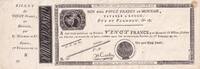 France 20 francs 20 Francs - Caisse d'échange des Monnaies Rouen - An 12 - not issued -