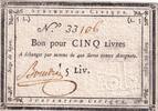 France 5 livres 5 Livres Siège de Lyon - 31-08--1793 - number 33106 -