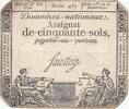 France 50 sols 50 Sols Liberty and Justice (23-05-1793) - French Revolution - Serial 457 -