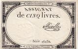 France 5 livres 5 Pounds - 10 Brumaire Year II (31.10.1793) - Sign. Michaux - Serial 19984 -