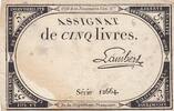 France 5 livres 5 Pounds - 10 Brumaire Year II (31.10.1793) - Sign. Lambert - Serial 12664 -