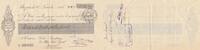 France 934 francs 934 francs - Bank cheque receipt - Christofini et Vernet - 21-11-1916 -