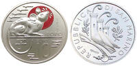 San Marino 10 The Rat - 10 Euros Colour 2022 - Chinese Astrology -