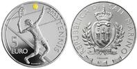 San Marino 5 30 years of the San Marino Tennis Open - 5 Euros Silver Colour 2023 -