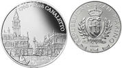 San Marino 5 euros Canaletto - view of Venice - 5 Euros Silver 2018 -