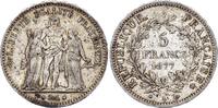France 5 francs 5 Francs - Hercules - Third Republic - 1877 A Paris - Silver -