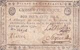France 5 sols 5 Sols - Sarthe - Municipalité de Château-du-Loir - 03-1792 -