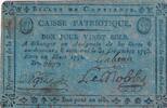 France 20 sols 20 Sols - Sarthe - Municipalité de Château-du-Loir - 03-1792 -