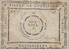 France 10 sols 10 Sols - Sarthe - Patriotic fund of Bessé - 1792 - not founded -