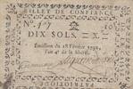 France 10 sols 10 sols - Sarthe - Patriotic fund of Saint Calais - Not founded - 1792 -