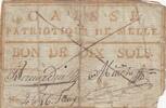 France 10 sols 10 sols - Deux-Sèvres - Patriotic fund of Melle - 1792 -