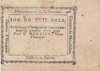 France 8 sols 8 sols - Somme - Mayor of Hangest - 04-1793 -