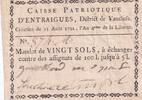 France 20 sols 20 sols - Caisse patriotique d'Entraigues, District de Vaucluse - 1792 - n°874 -