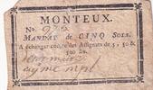 France 5 sols 5 Sols - Monteux - Vaucluse - n°975 -