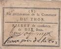 France 10 sous 10 sous - Vaucluse - Le Thor - 1792 -
