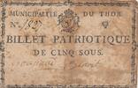 France 5 sous 5 sous - Vaucluse - Thor - 1792 -