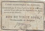 France 20 sous 20 sous - Vienne - Poitiers - 1791 -