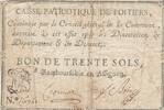 France 30 sols 30 sols - Vienne - Poitiers - 1791 -