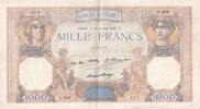 France 1000 francs 1000 Francs Ceres and Mercury - 31-07-1930 - Serial E.969 -