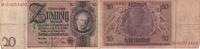 Germany 20 reichsmark 20 Reichsmark - Werner Von Siemens - 1929 - Serial H with different numbers -
