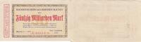 Germany 50 milliard de mark 50 milliarden mark - Mayenne state - Number 01614 - 1923 -