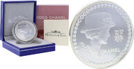 French Mint 5 euros COCO CHANEL - 5 Euros Silver BE 2008 -