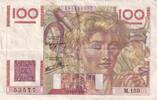 France 100 francs 100 Francs, Young Farmer - 19-12-1946 - Serial M.159 -